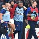 Blessure de Yohann Huget durant la Coupe du Monde de Rugby 2015