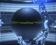 Goodyear imagine le pneu du futur, intelligent, sphérique et cicatrisant