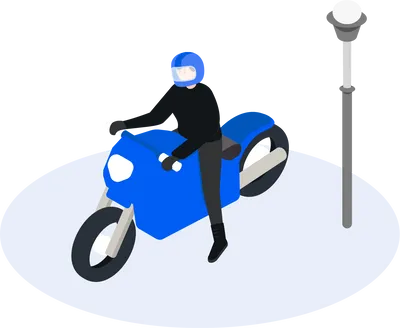 Les garanties d'assurance moto