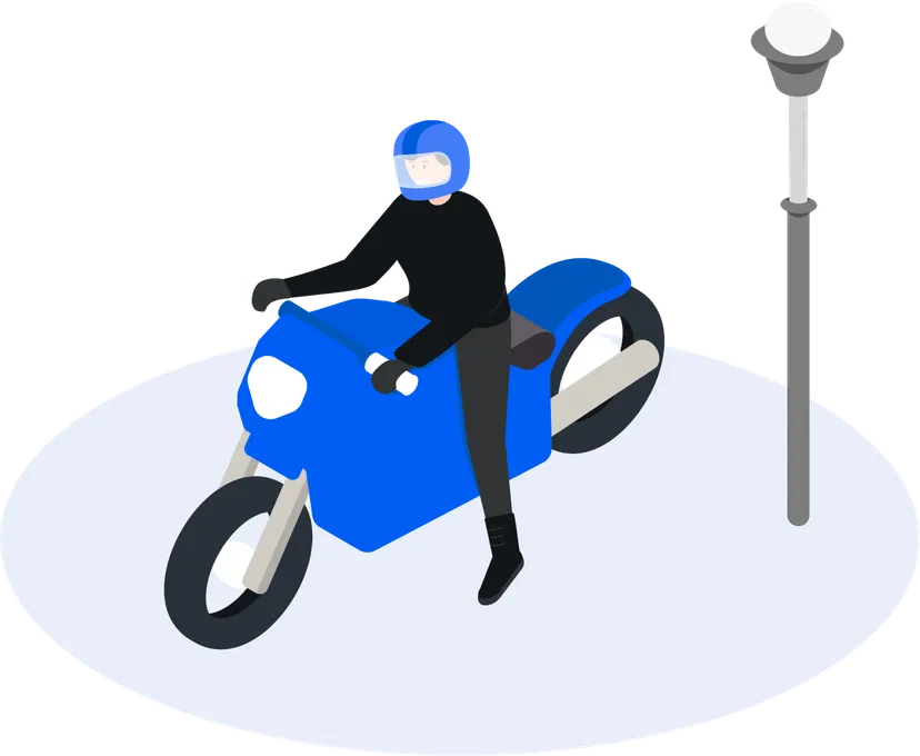 Les garanties d'assurance moto